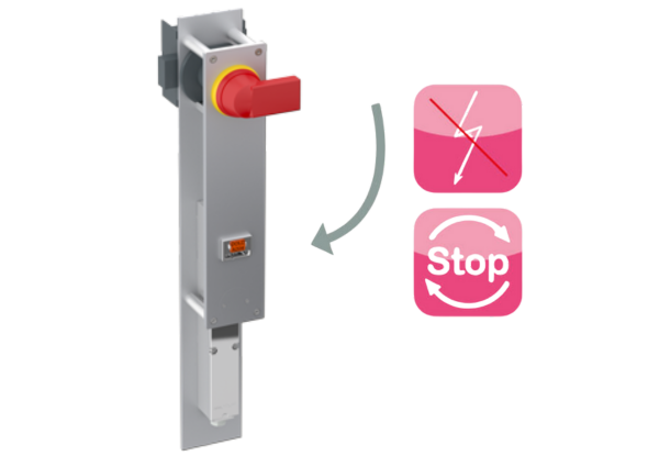 Vermogensschakelaar voor interlocks en interlock systeem - DOLD
